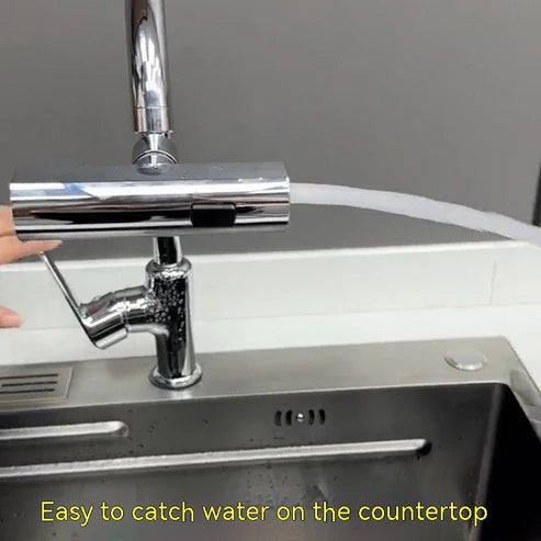 Kitchen Faucet Waterfall Outlet Splash Proof Universal Rotating Bubbler
